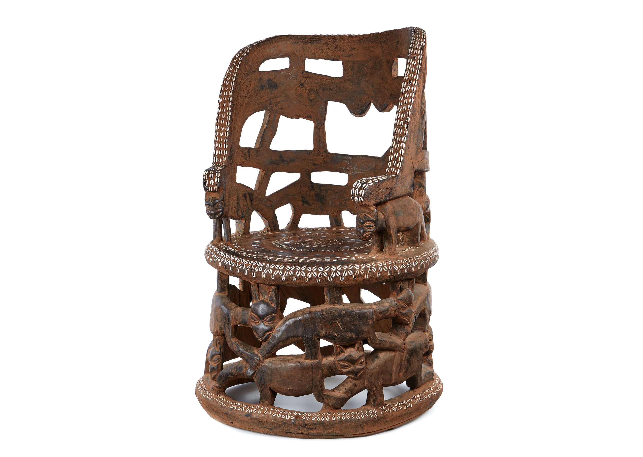Königsstuhl mit Kauri-Schnecken